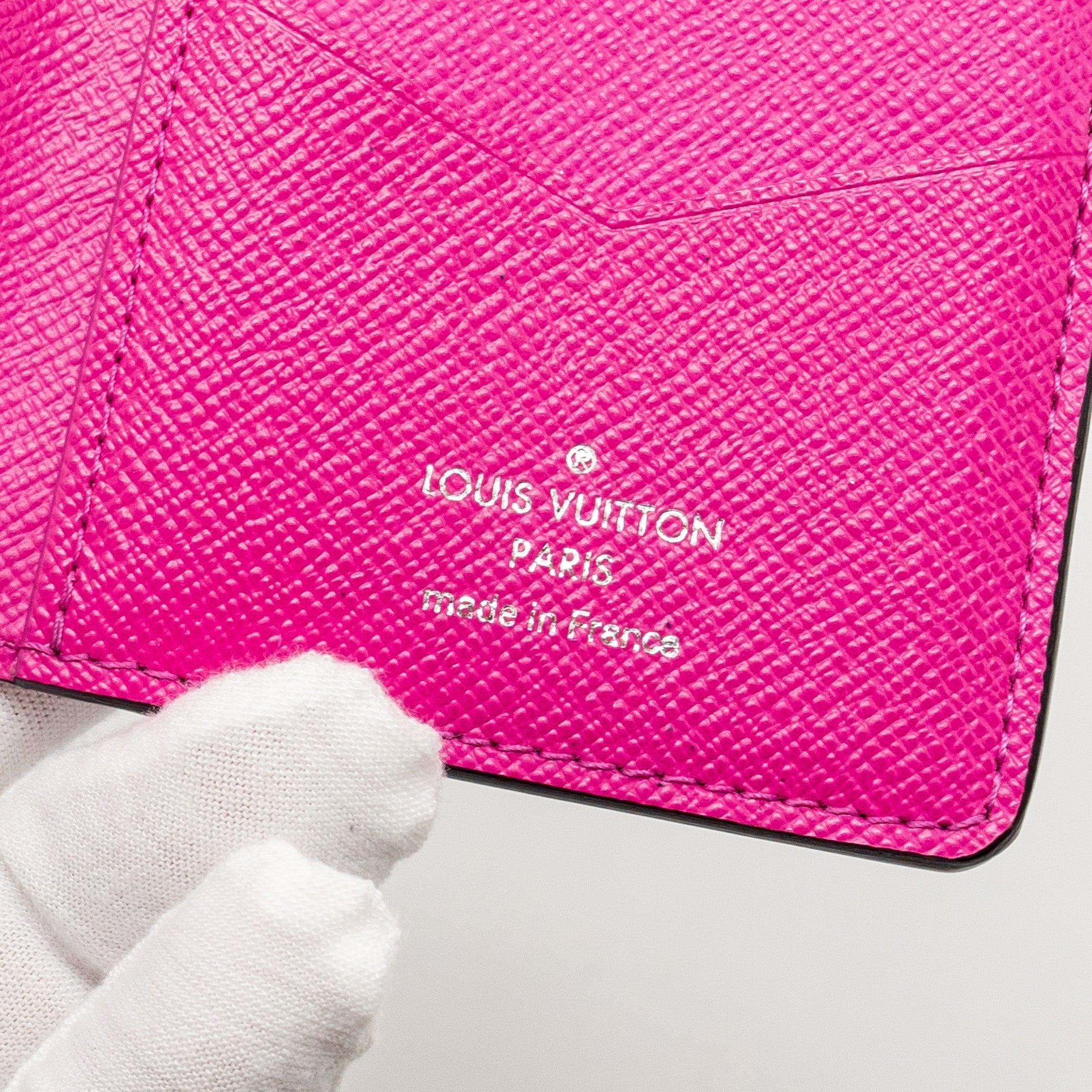 LOUIS VUITTON POCKET ORGANISER MONOGRAM CANVAS PINK