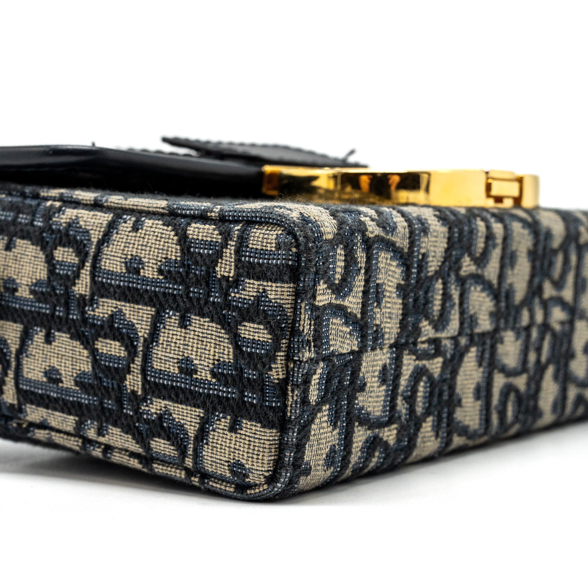 DIOR 30 MONTAIGNE BOX BLUE OBLIQUE JACQUARD GHW