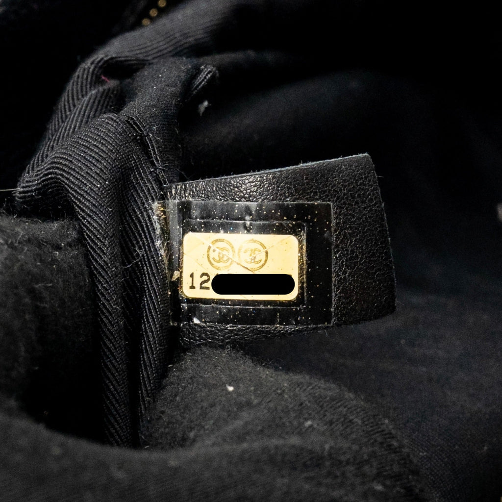 CHANEL PETITE TIMELESS TOTE CAVIAR BLACK GHW