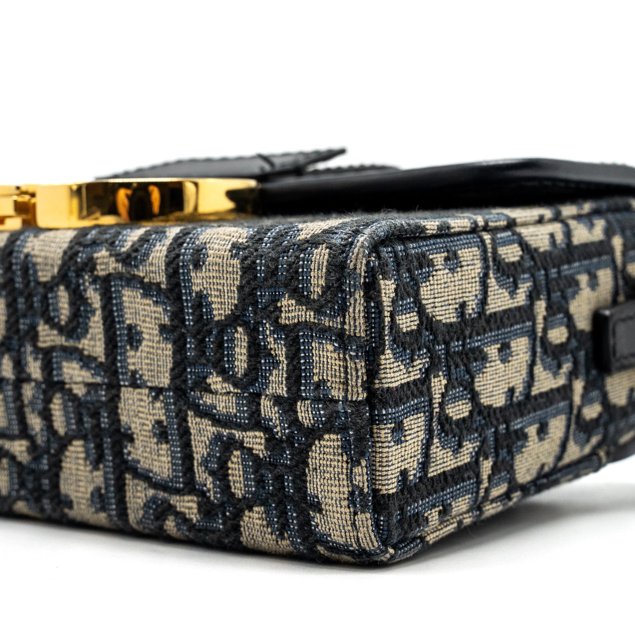 DIOR 30 MONTAIGNE BOX BLUE OBLIQUE JACQUARD GHW