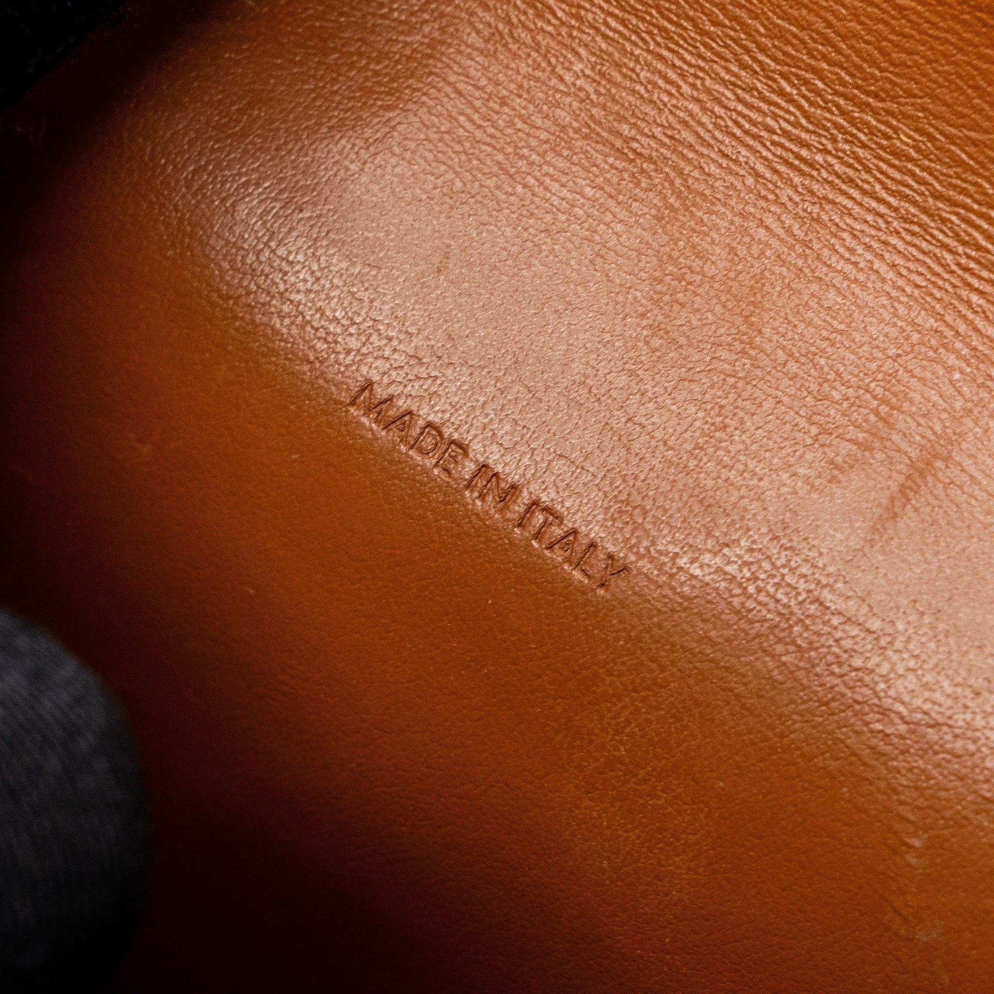 CELINE WALLET ON STRAP TRIOMPHE CANVAS/SMOOTH LAMBSKIN TAN GHW