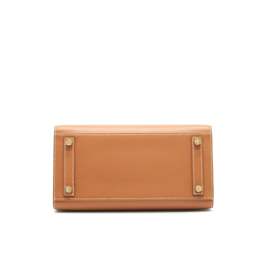 HERMES BIRKIN 25 SELLIER MADAME GOLD GHW