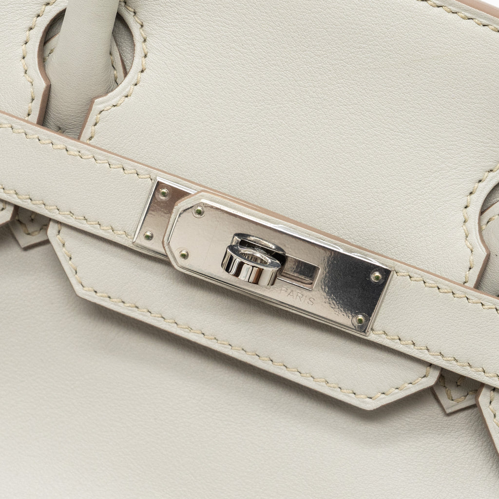 HERMES BIRKIN 30 SWIFT GRIS PERLE SHW
