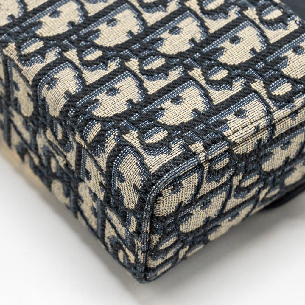 DIOR 30 MONTAIGNE BOX BLUE OBLIQUE JACQUARD GHW