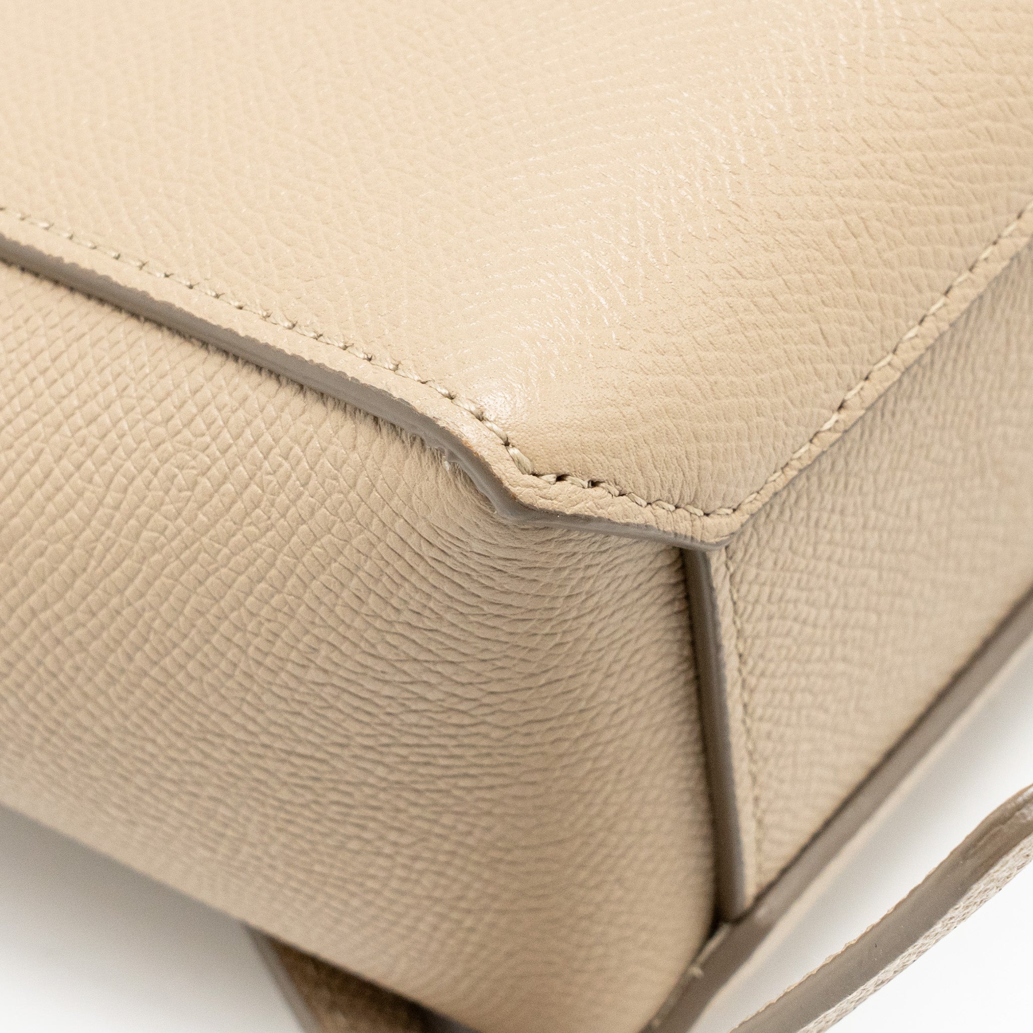 CELINE PICO BELT BAG GRAINED CALFSKIN BEIGE GHW
