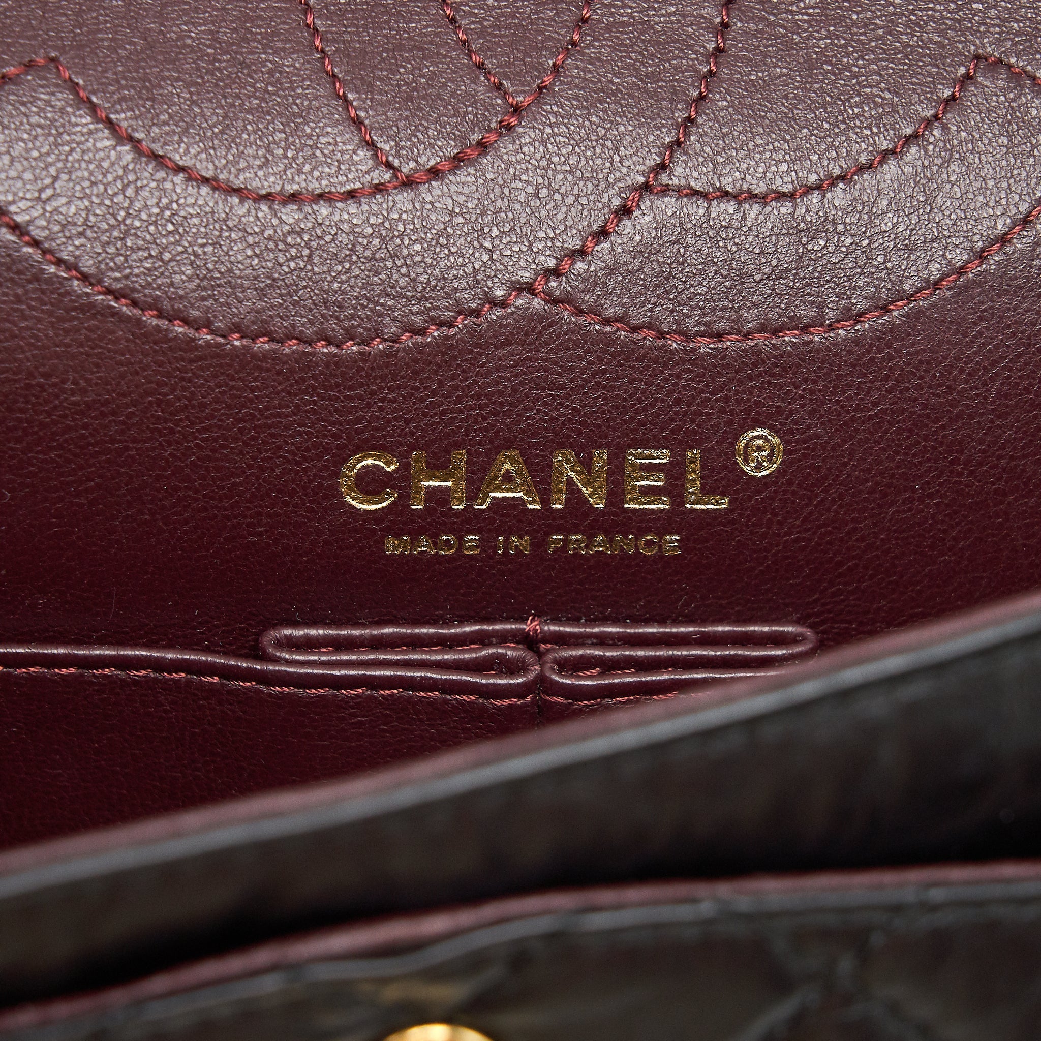 CHANEL 2.55 225 SMALL REISSUE DOUBLE FLAP BAG AGED CALFSKIN BLACK GHW