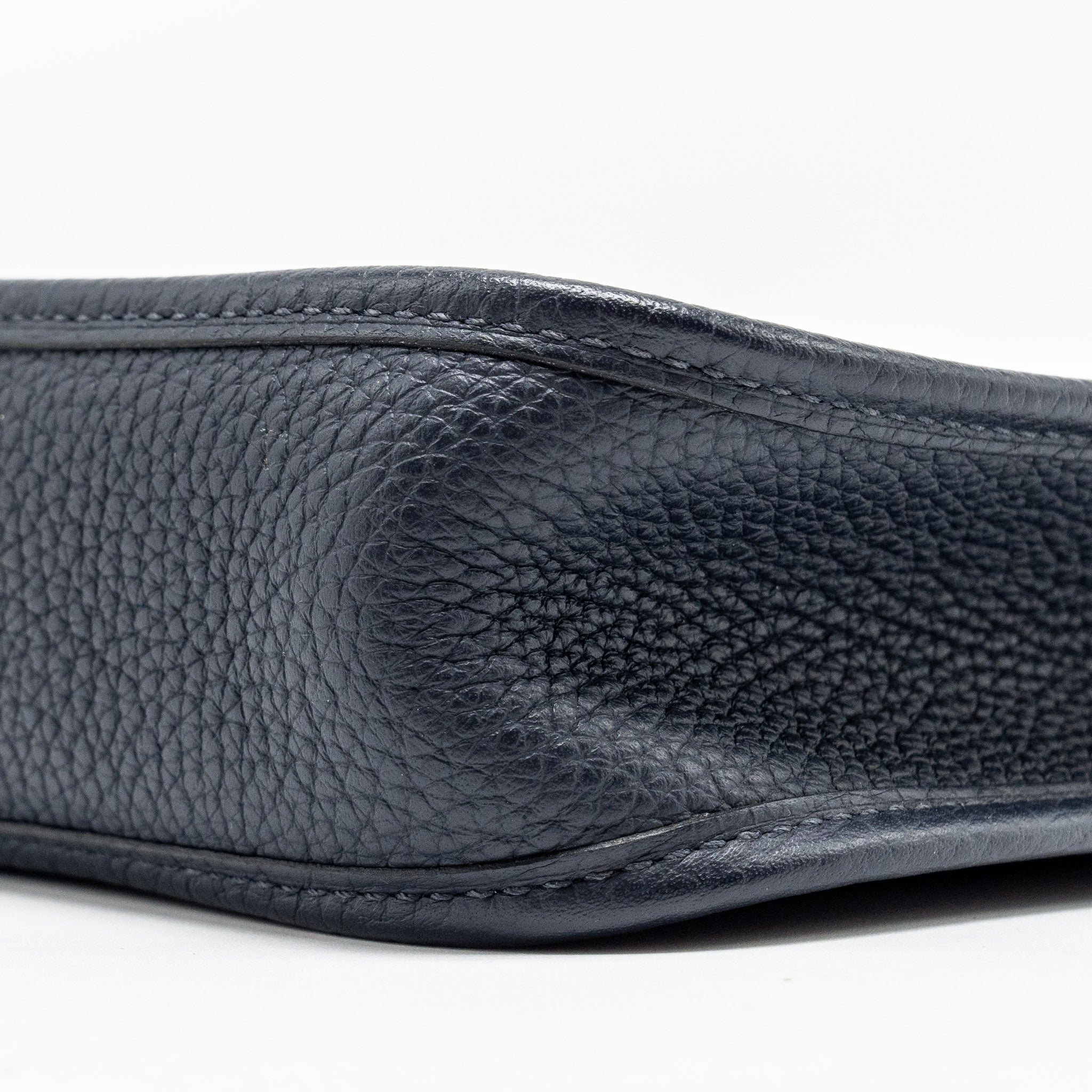 HERMES MINI EVELYN CLEMENCE BLUE NUIT GHW