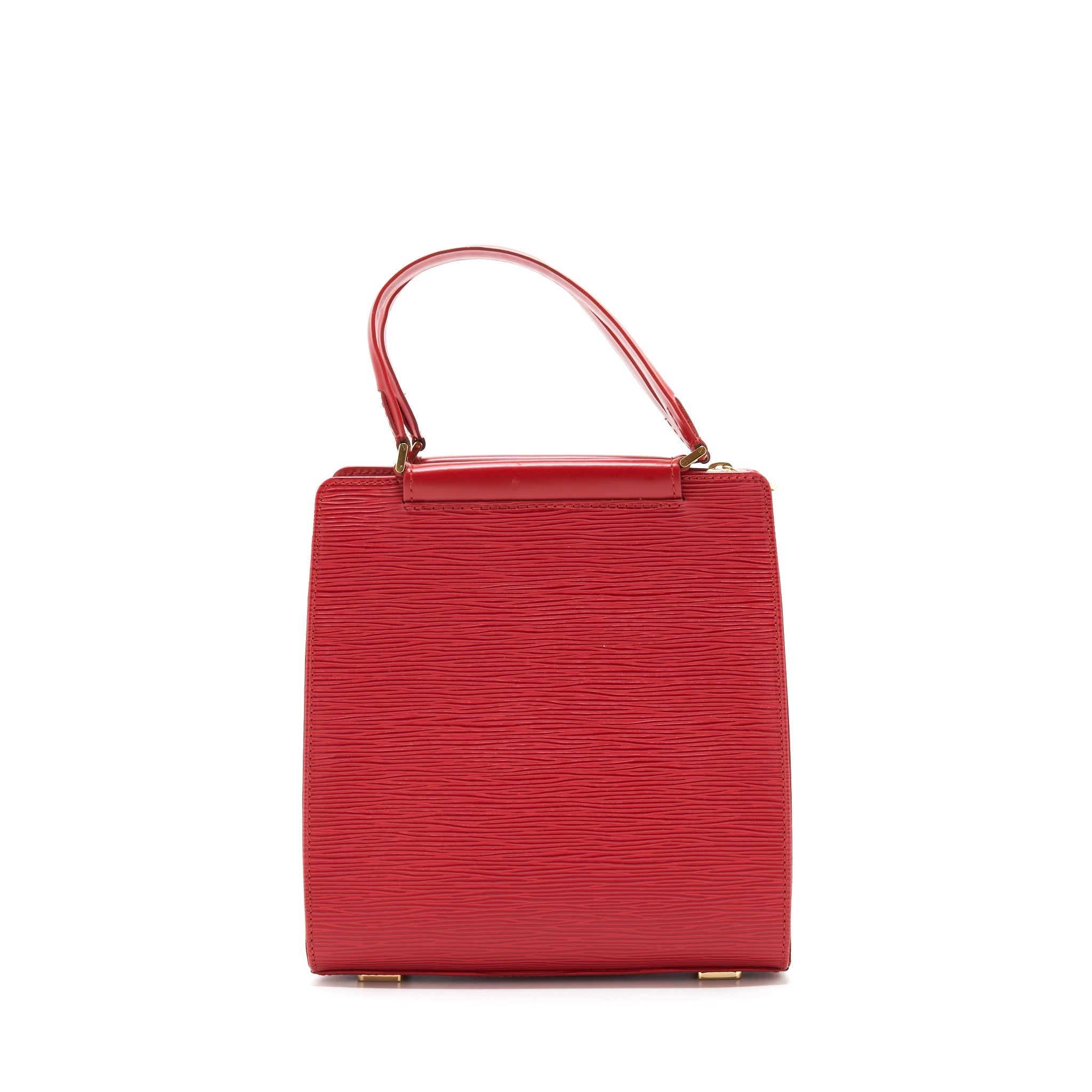 LOUIS VUITTON VINTAGE EPI RED HANDLE BAG