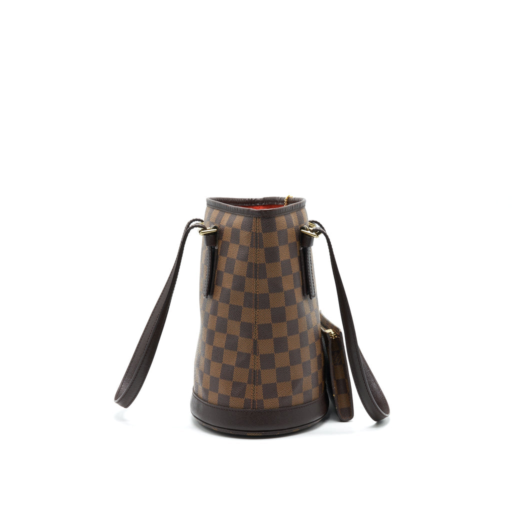 LOUIS VUITTON MARAIS DAMIER EBENE PETIT BUCKET BAG