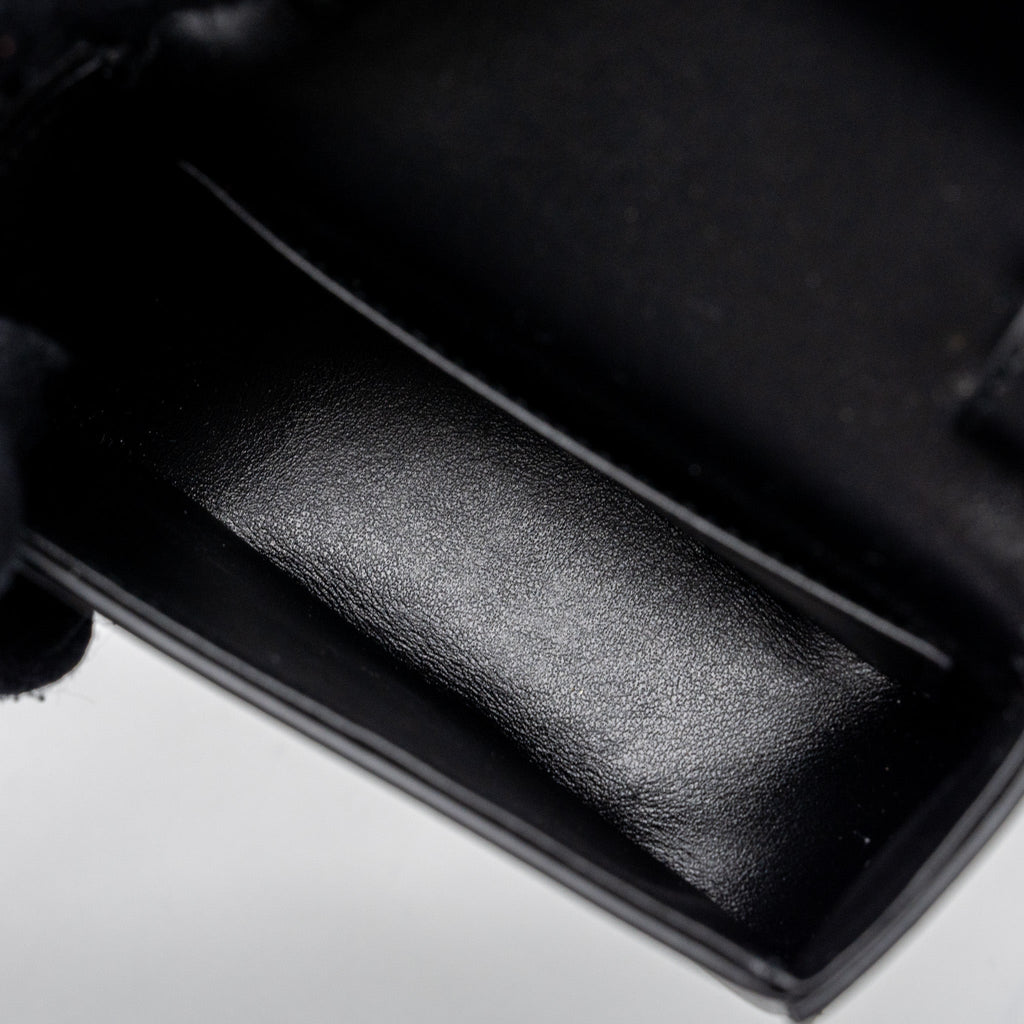 CELINE CLAUDE SHINY CALFSKIN BLACK GHW