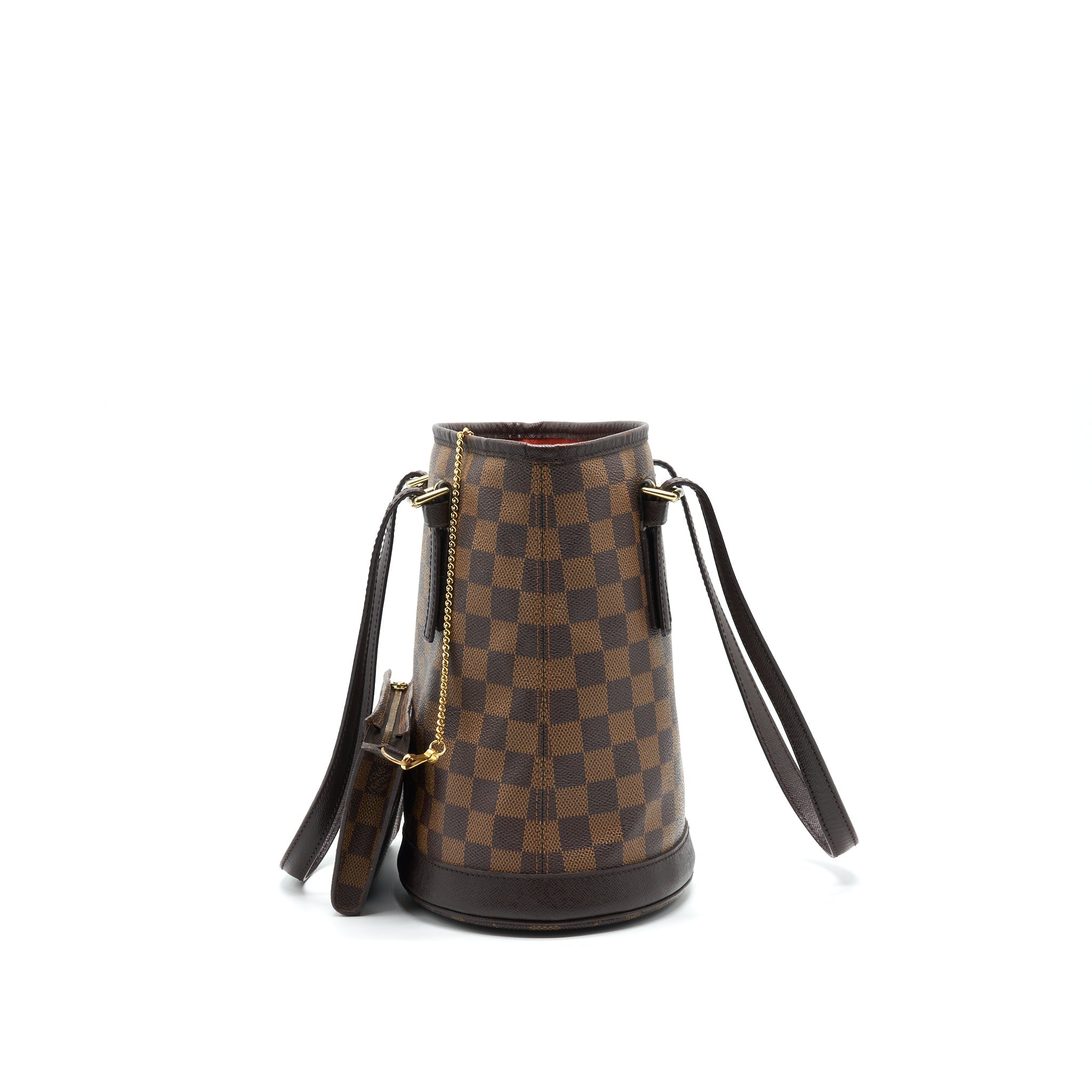 LOUIS VUITTON MARAIS DAMIER EBENE PETIT BUCKET BAG
