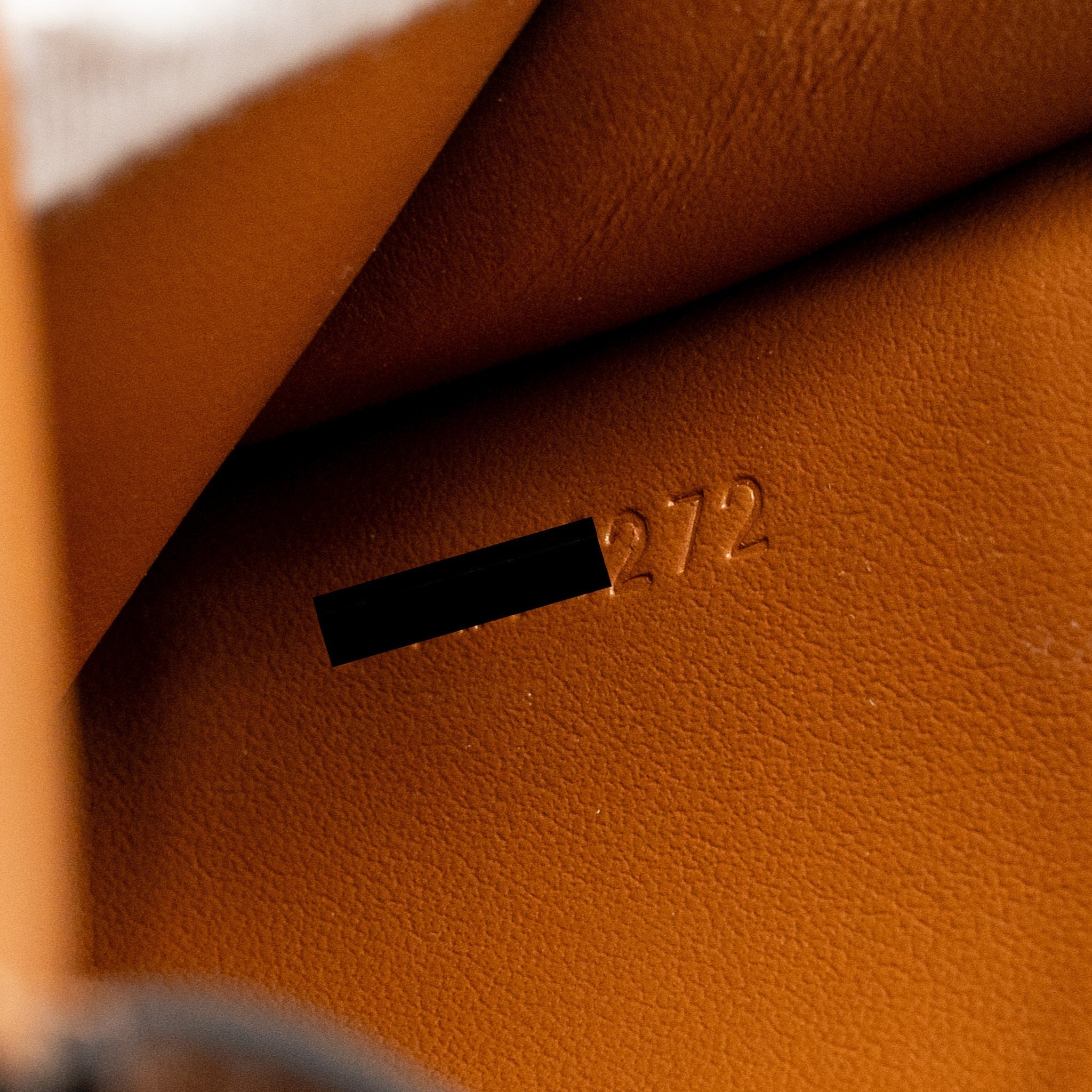 CELINE PHONE POUCH WITH FLAP TRIOMPHE CANVAS /LAMBSKIN WHITE/TAN