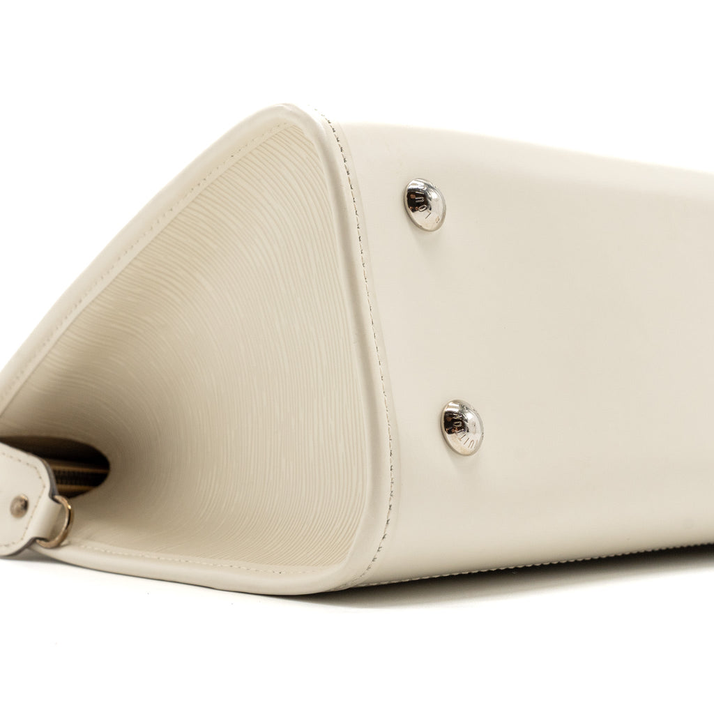LOUIS VUITTON MADELEINE GM TOTE BAG EPI WHITE SHW