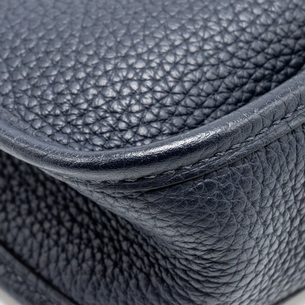 HERMES MINI EVELYN CLEMENCE BLUE NUIT GHW