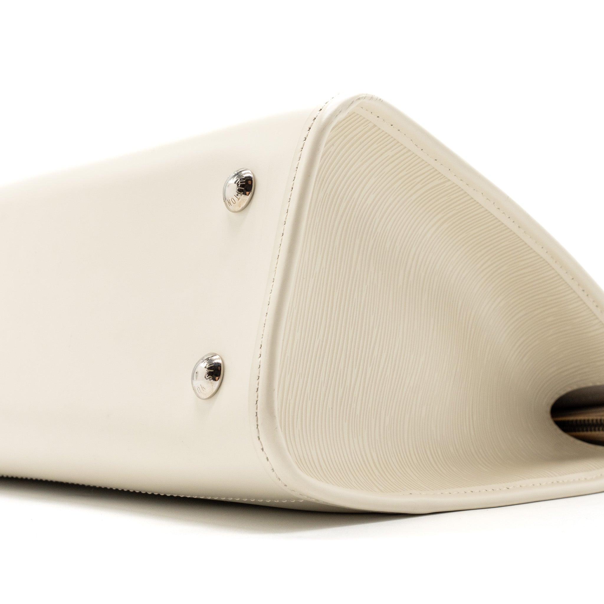 LOUIS VUITTON MADELEINE GM TOTE BAG EPI WHITE SHW