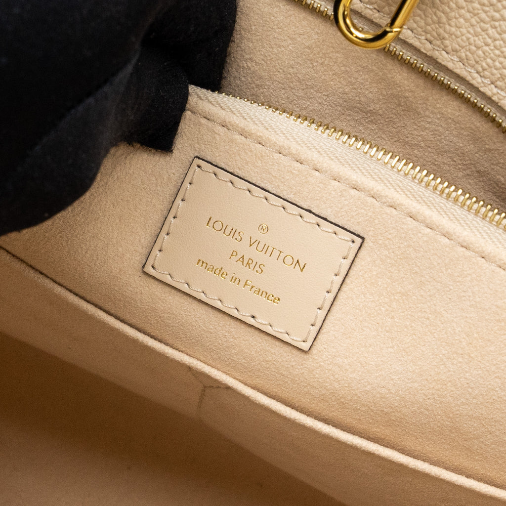 LOUIS VUITTON ONTHEGO MM EMPREINTE LEATHER WHITE GHW (NEW VERSION)