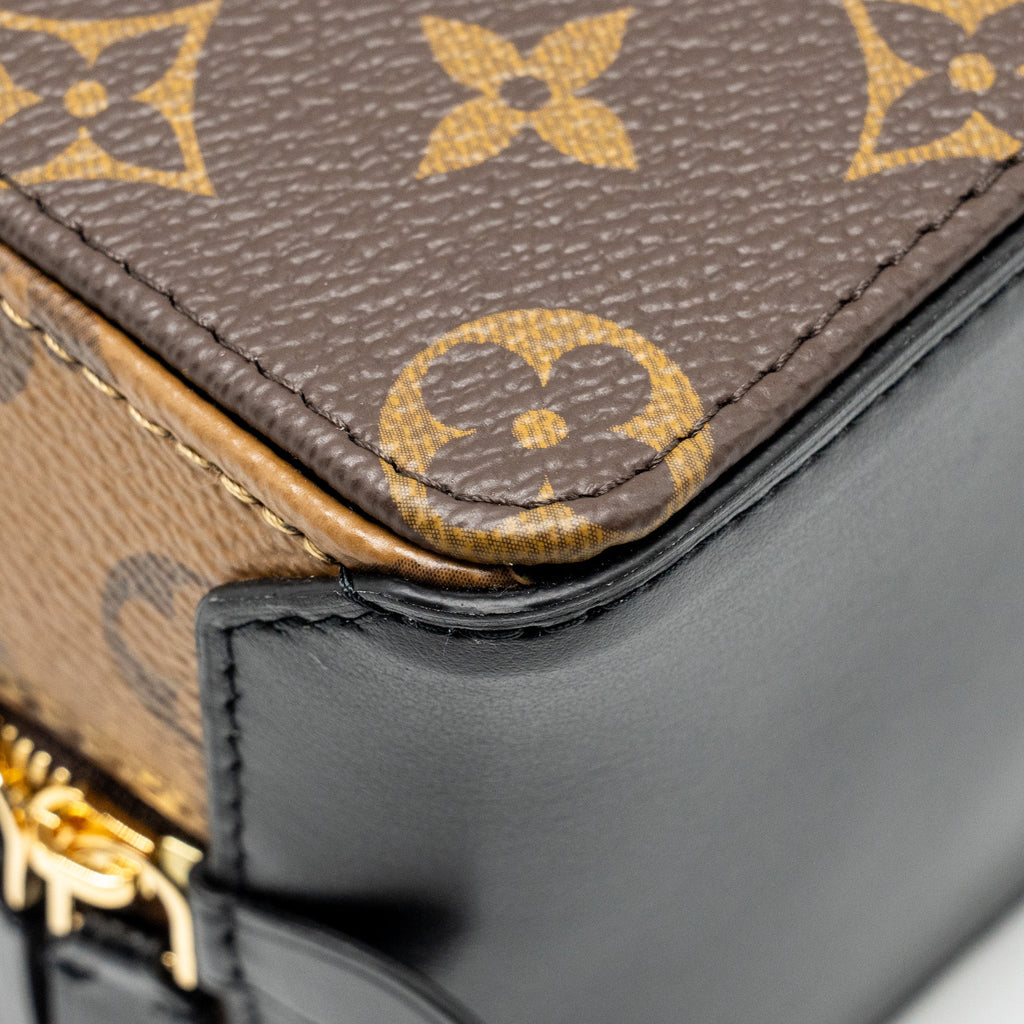 LOUIS VUITTON DICE BAG REVERSE MONOGRAM CANVAS / LEATHER GHW