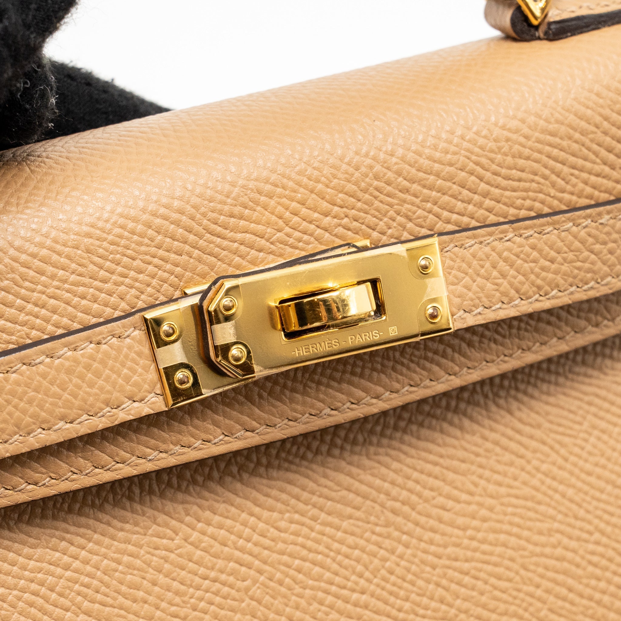 HERMES MINI KELLY II EPSOM CHAI GHW