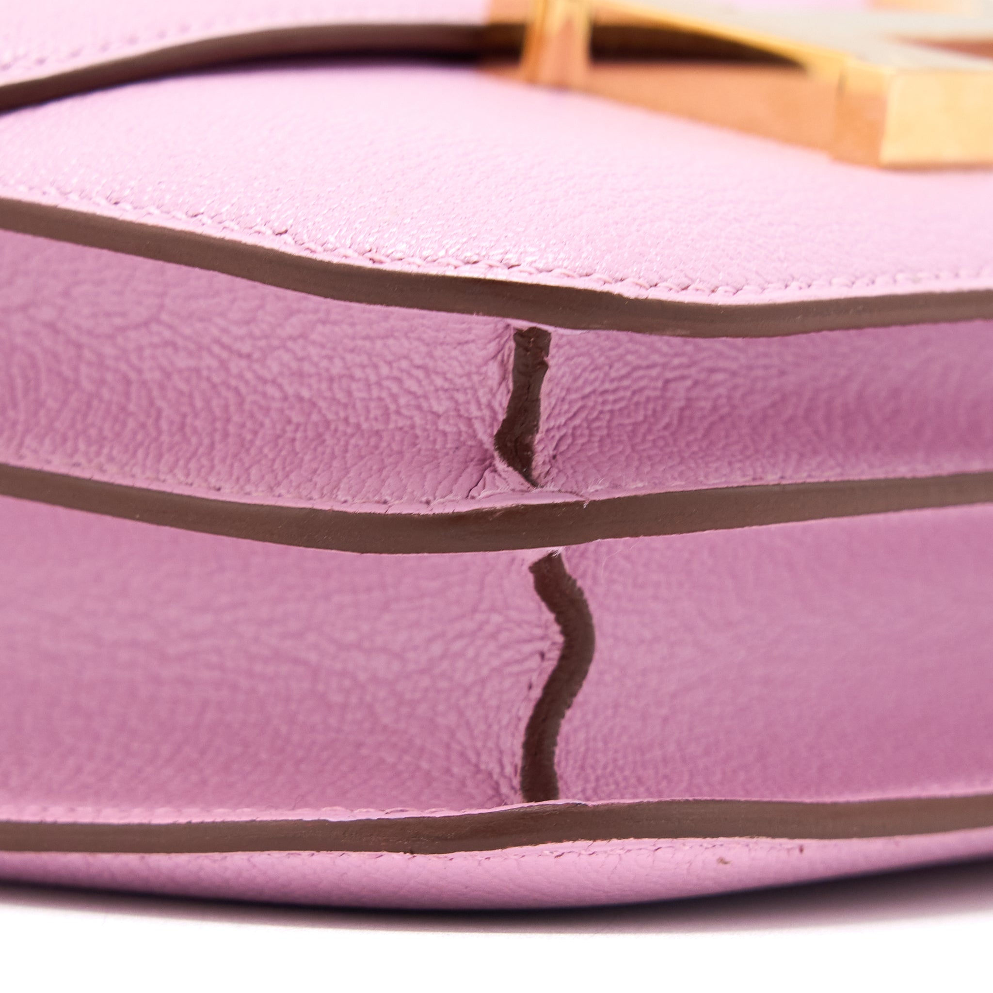 HERMES MINI CONSTANCE CHÈVRE MYSORE X9 MAUVE SYLVESTRE RGHW