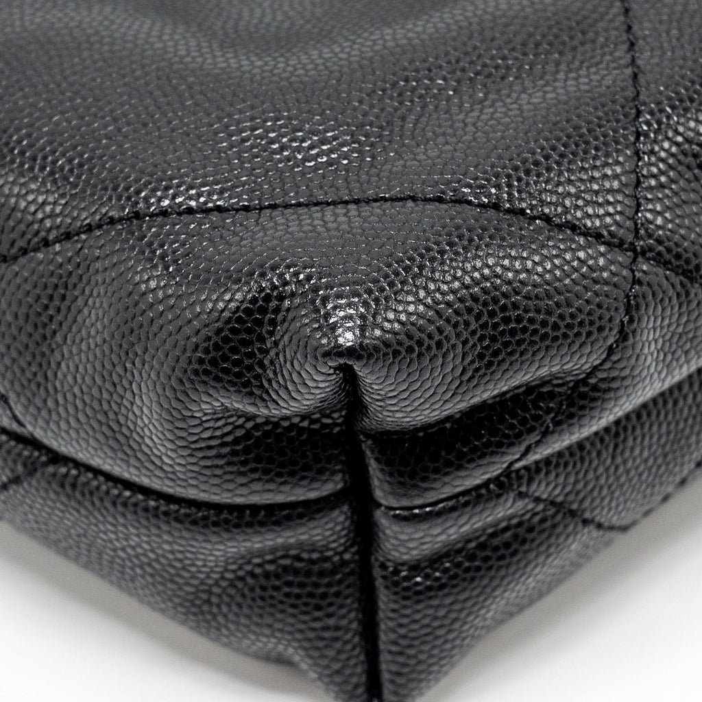 CHANEL MINI 22 BAG CAVIAR BLACK GHW (MICROCHIP)