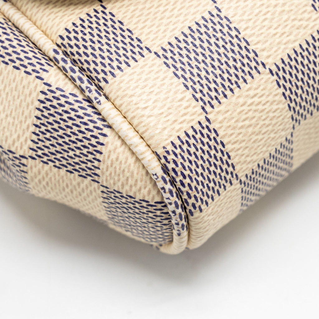 LOUIS VUITTON FAVORITE MM DAMIER AZUR CANVAS GHW