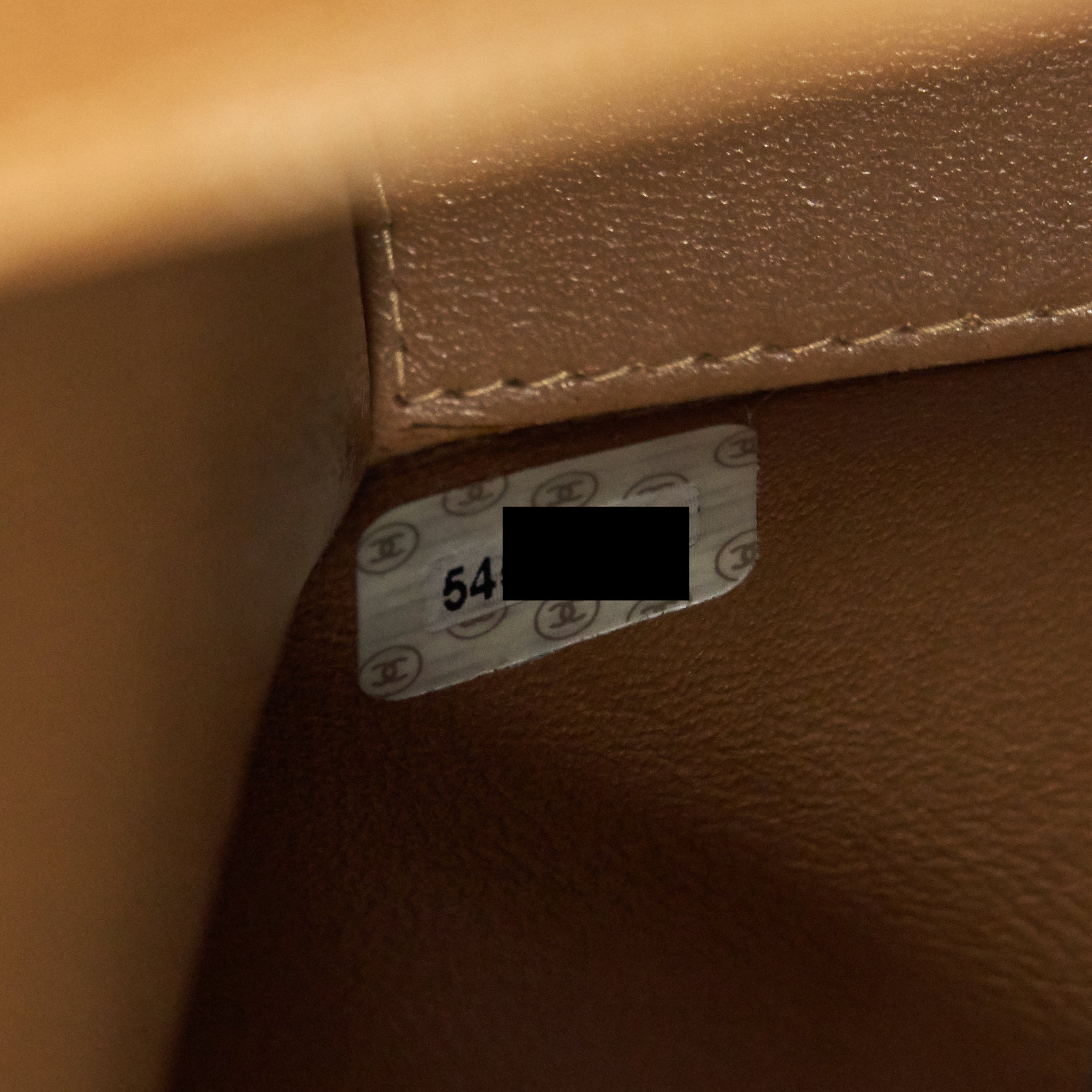 CHANEL VINTAGE BAG IN BROWN GHW