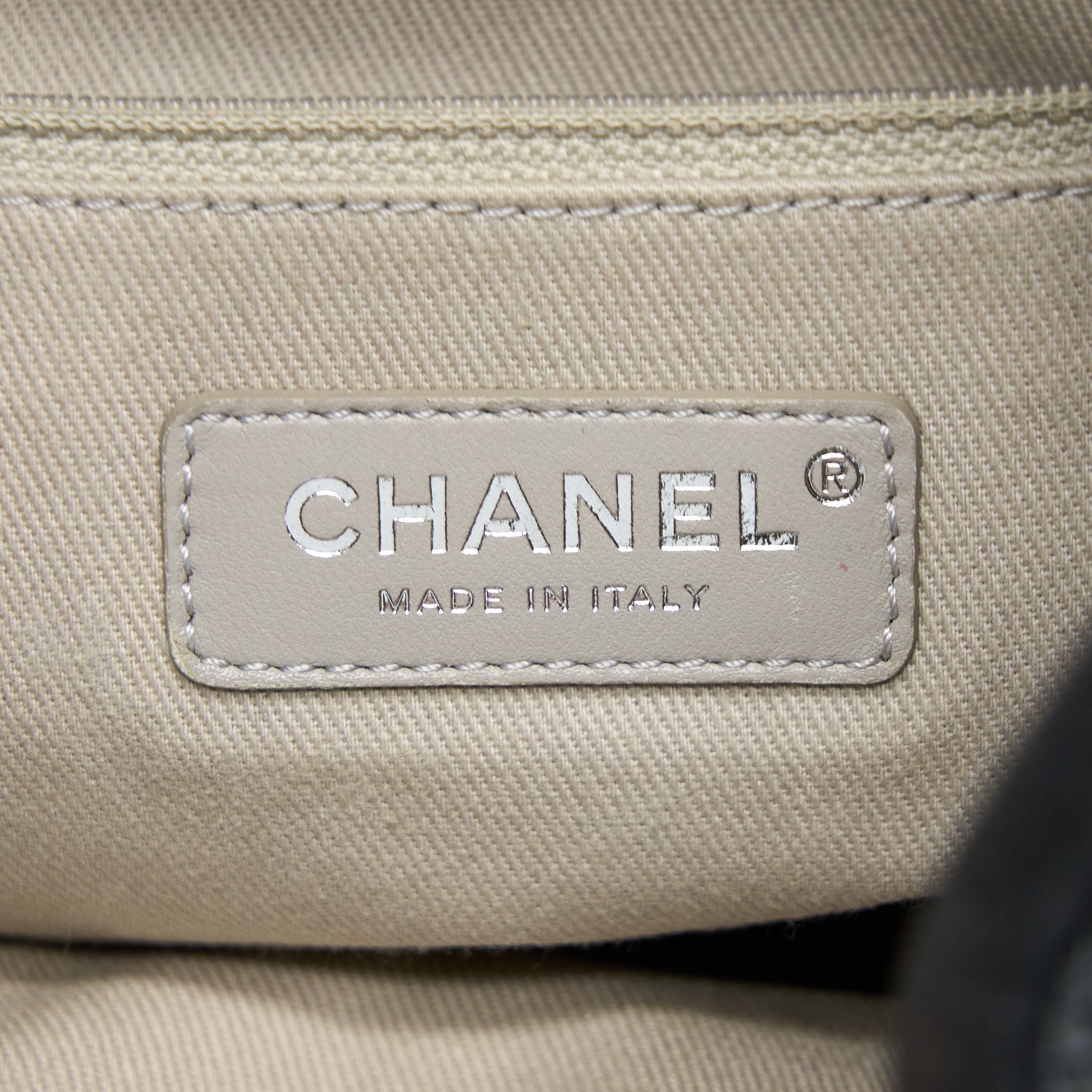 CHANEL RUE CAMBORNE BUCKET BAG FABRIC MULTICOLOUR SHW