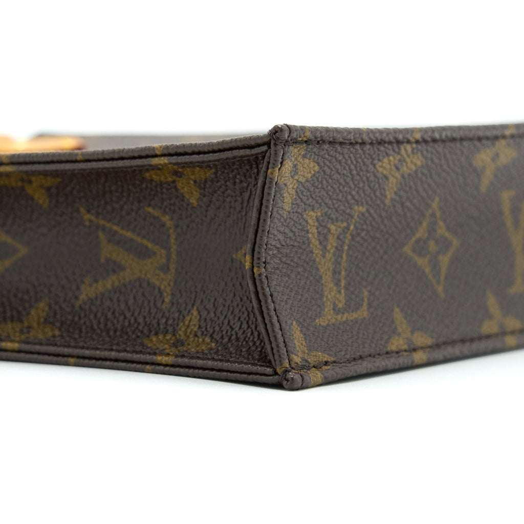 LOUIS VUITTON PETIT SAC PLAT MONOGRAM CANVAS GHW