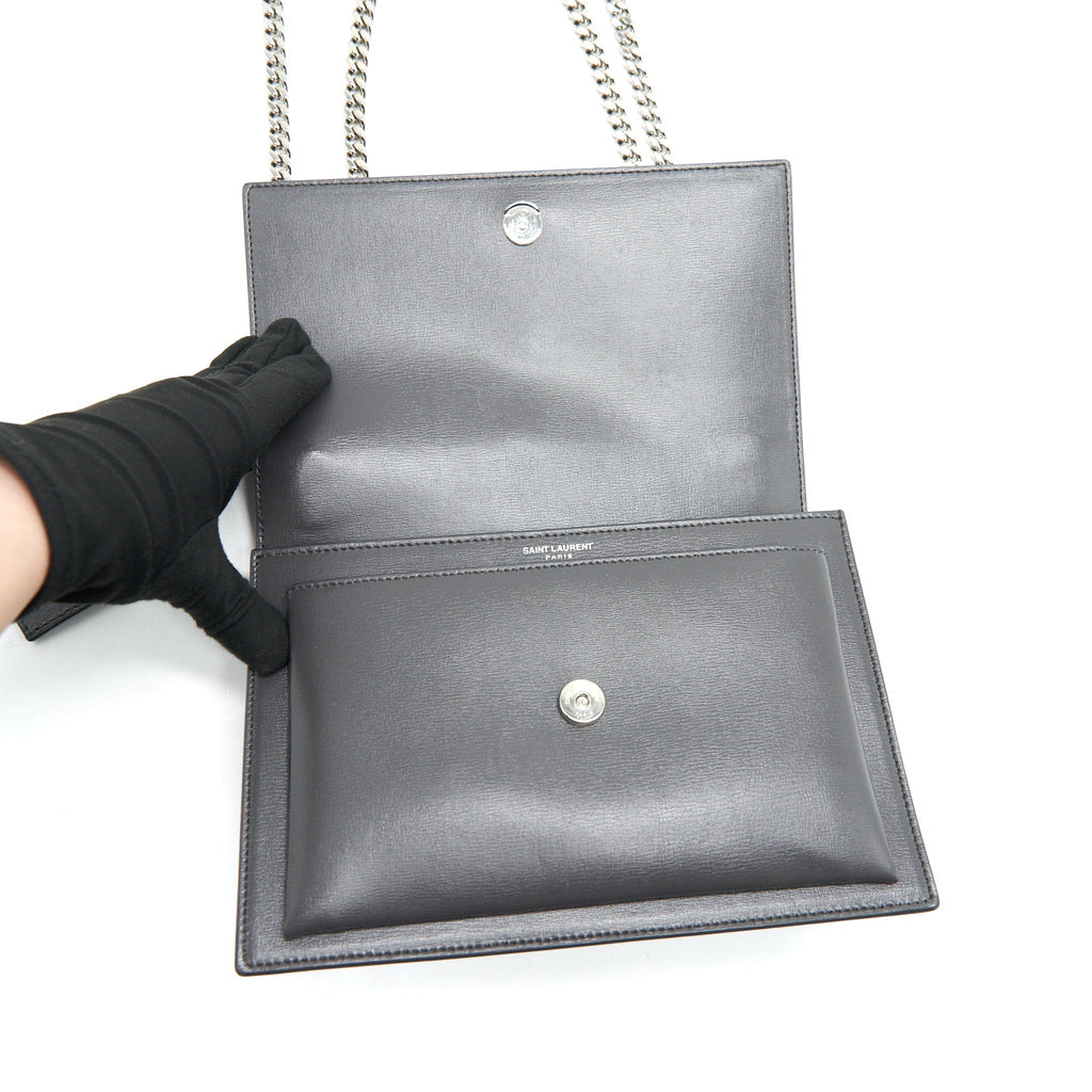 SAINT LAURENT MEDIUM SUNSET DARK GREY SHW