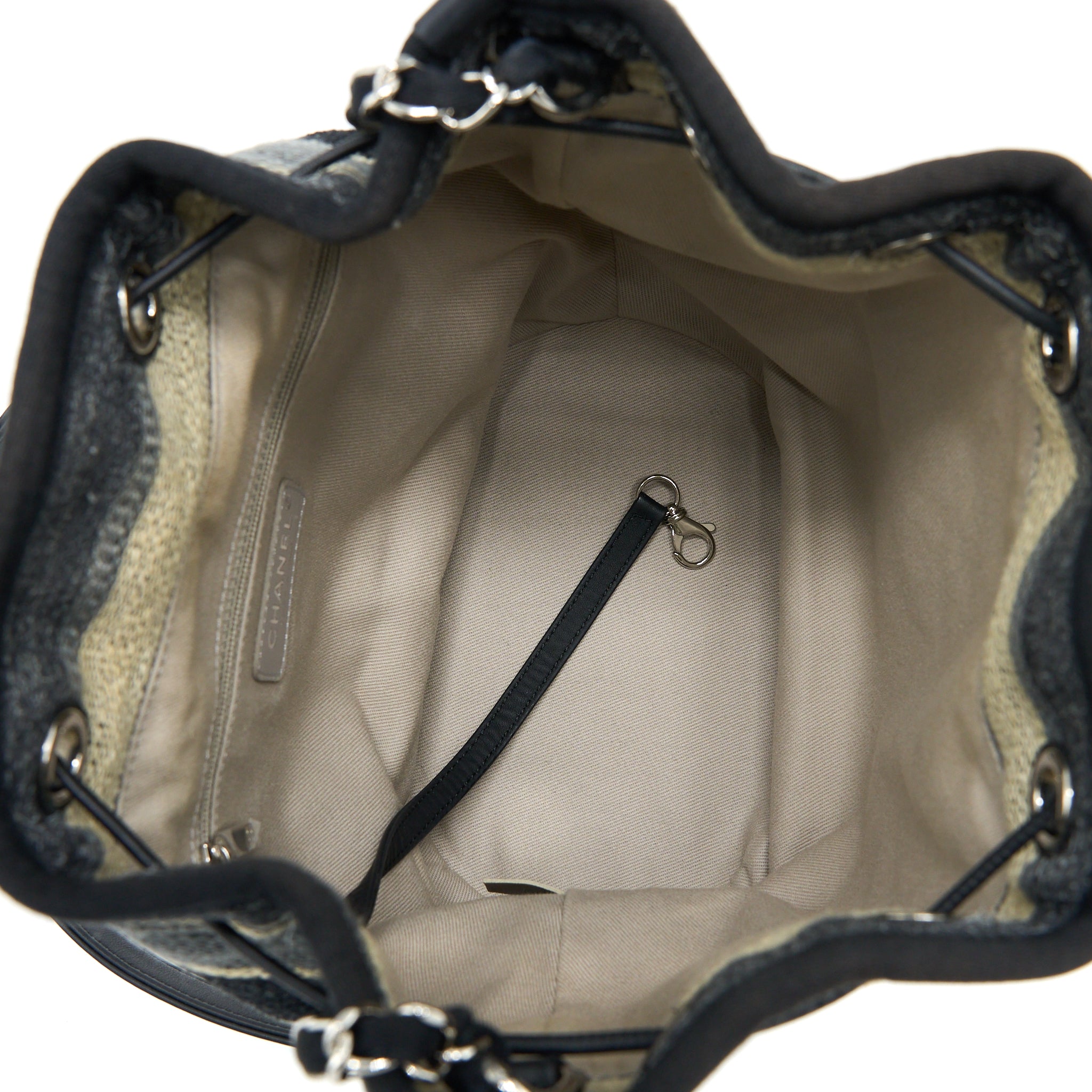 CHANEL RUE CAMBORNE BUCKET BAG FABRIC MULTICOLOUR SHW