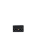 CHANEL CLASSIC FLAP WALLET CAVIAR BLACK GHW
