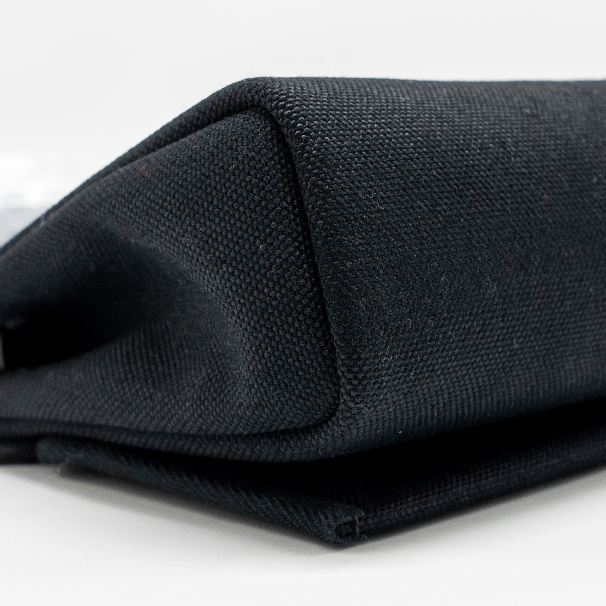 HERMES HERBAG MINI CANVAS/HUNTER LEATHER BLACK GHW