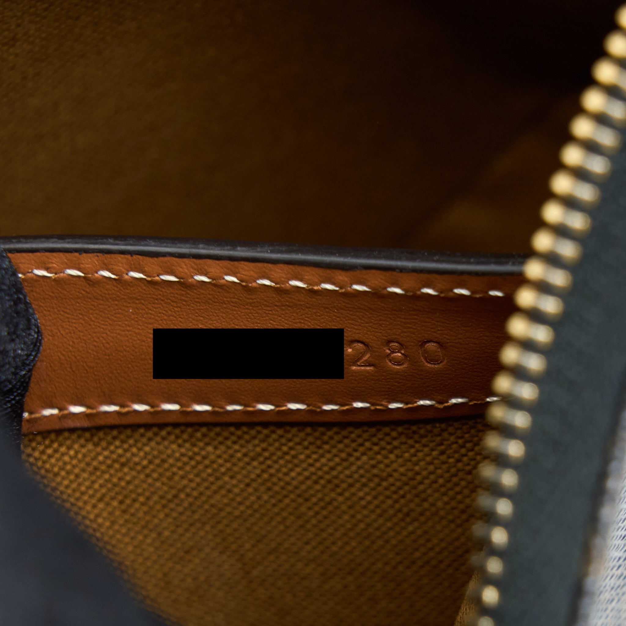 CELINE AVA BAG IN TRIOMPHE CANVAS AND CALFSKIN TAN