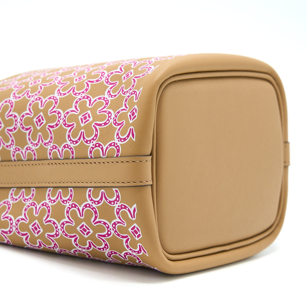 HERMES MICRO LUCKY DAISY PICOTIN 14 SWIFT CHAI/ROSE/BLANC SHW