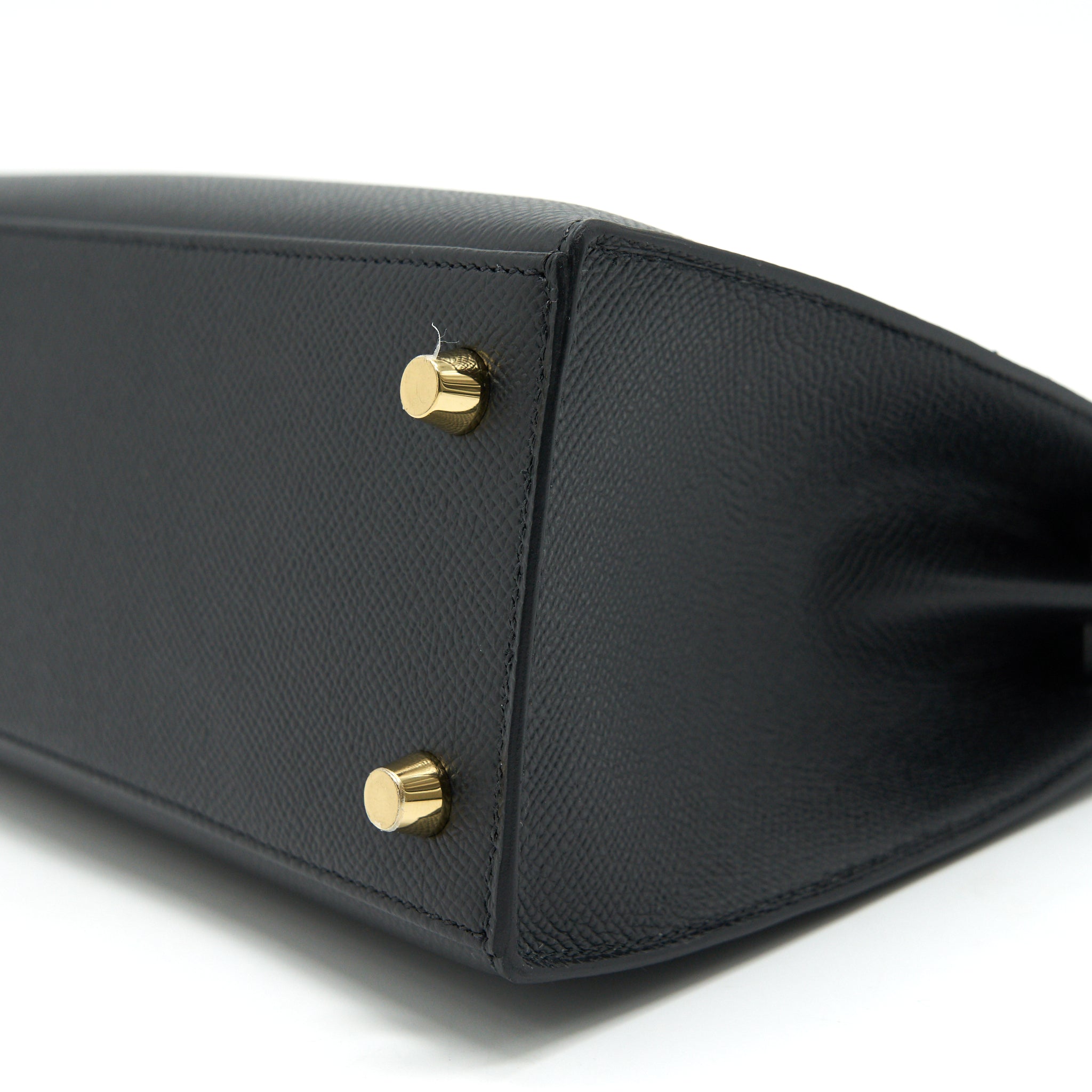 HERMES KELLY SELLIER 25 EPSOM BLACK GHW