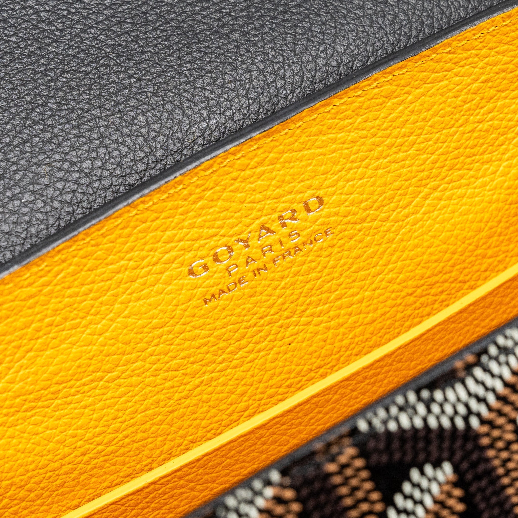 GOYARD SAIGON MINI GOYARDLINE CANVAS BLACK/MULTICOLOUR SHW