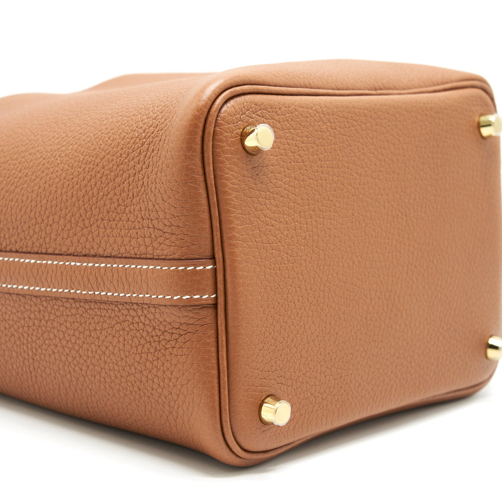 HERMES PICOTIN 18 LOCK BAG GOLD GHW