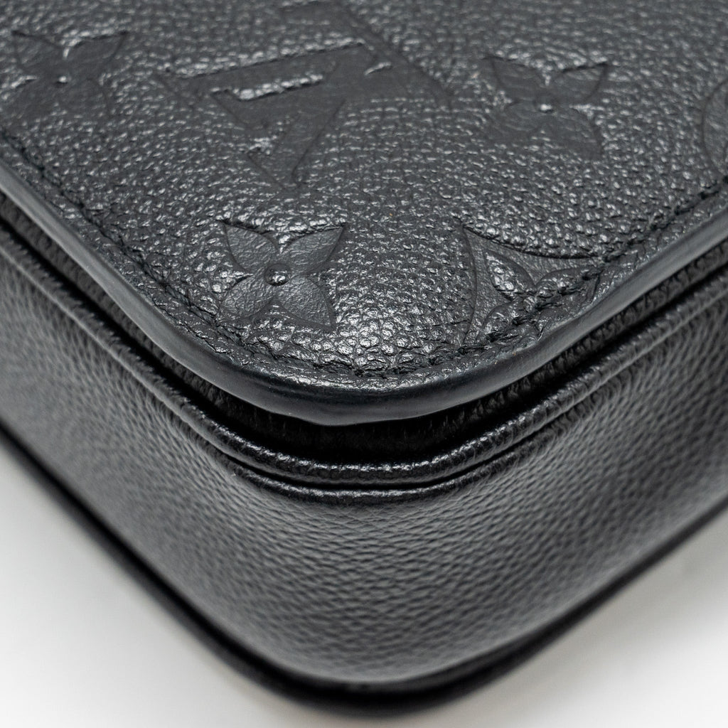 LOUIS VUITTON POCHETTE METIS MONOGRAM EMPREINTE BLACK GHW