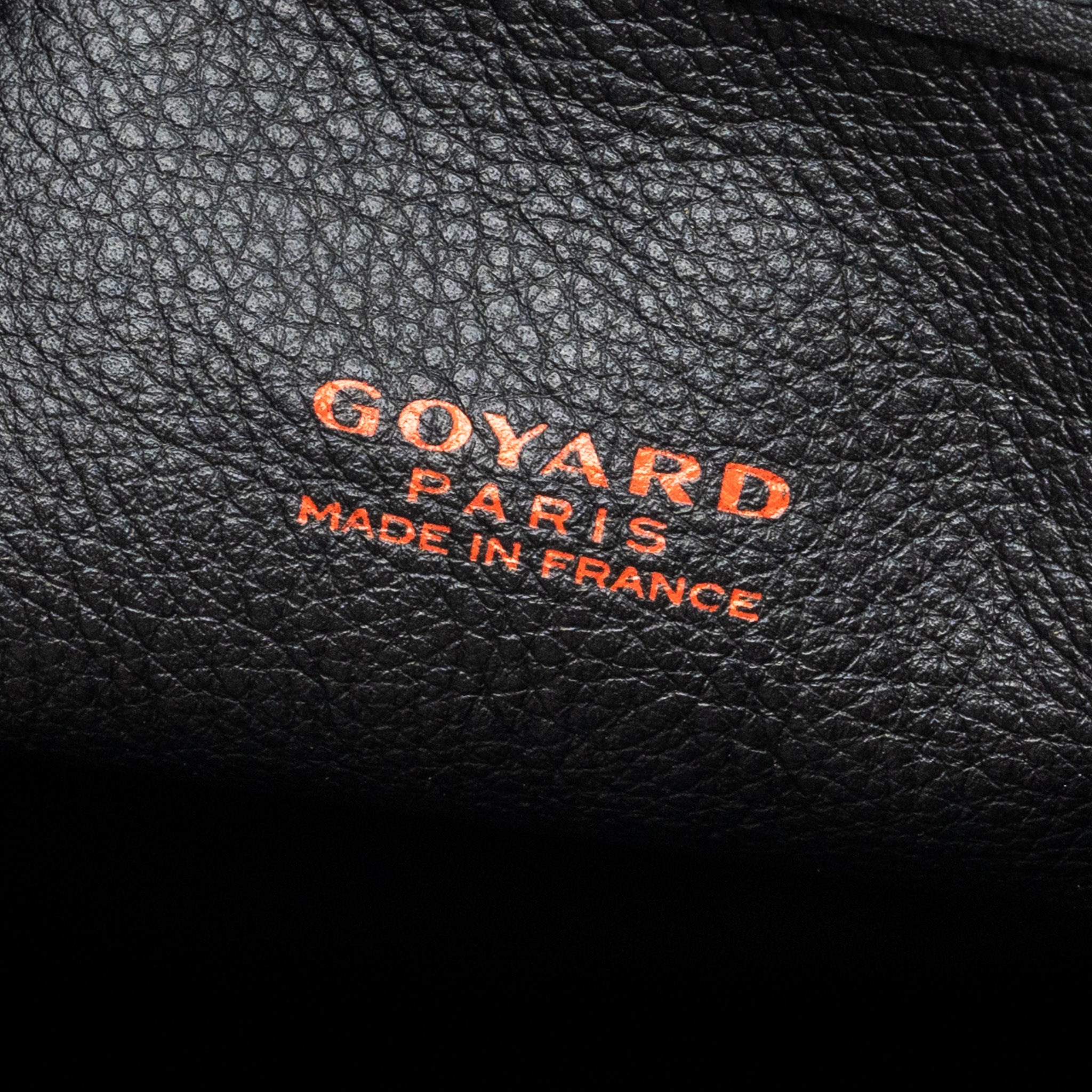 GOYARD ANJOU MINI BAG CANVAS/CALFSKIN BLACK SHW