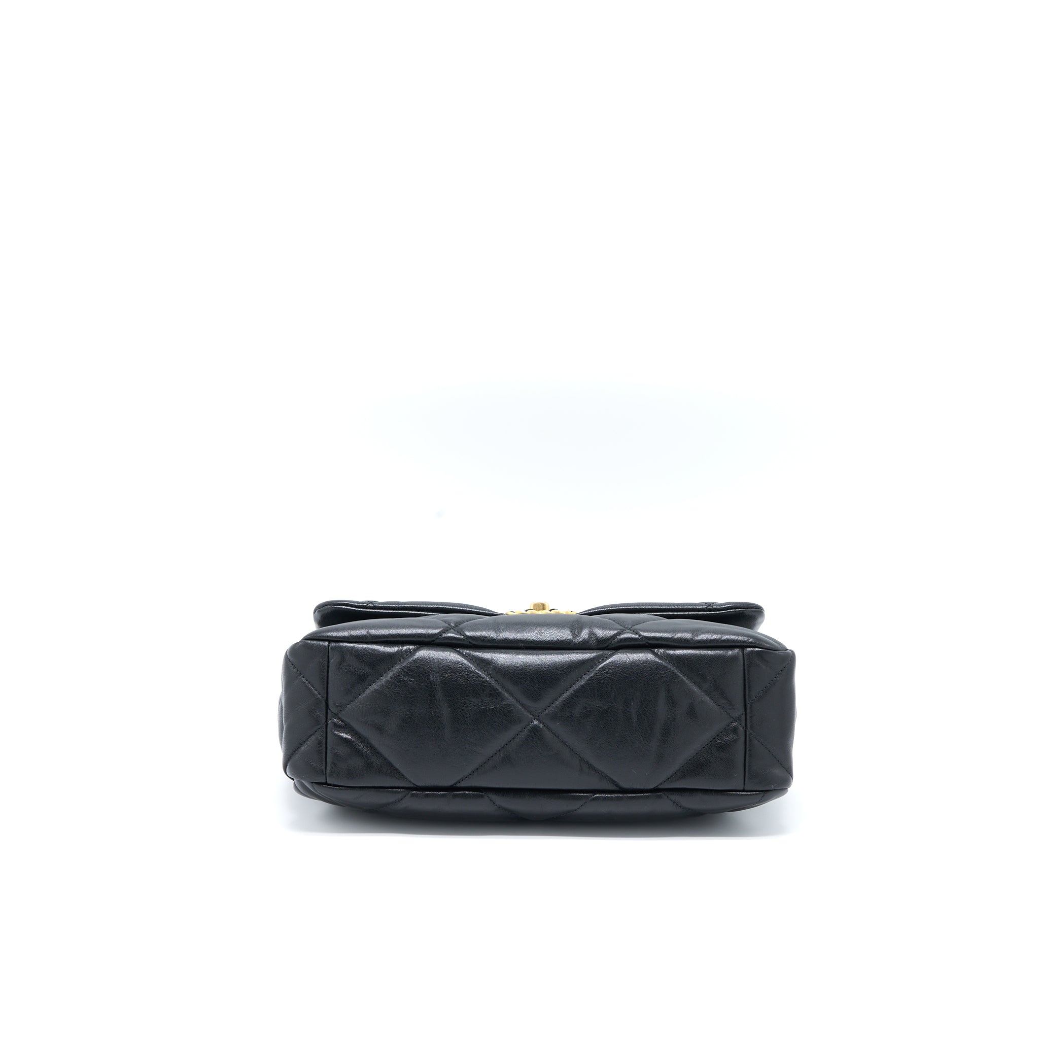 CHANEL MEDIUM 19 BAG GOATSKIN BLACK MULTICOLOUR HARDWARE
