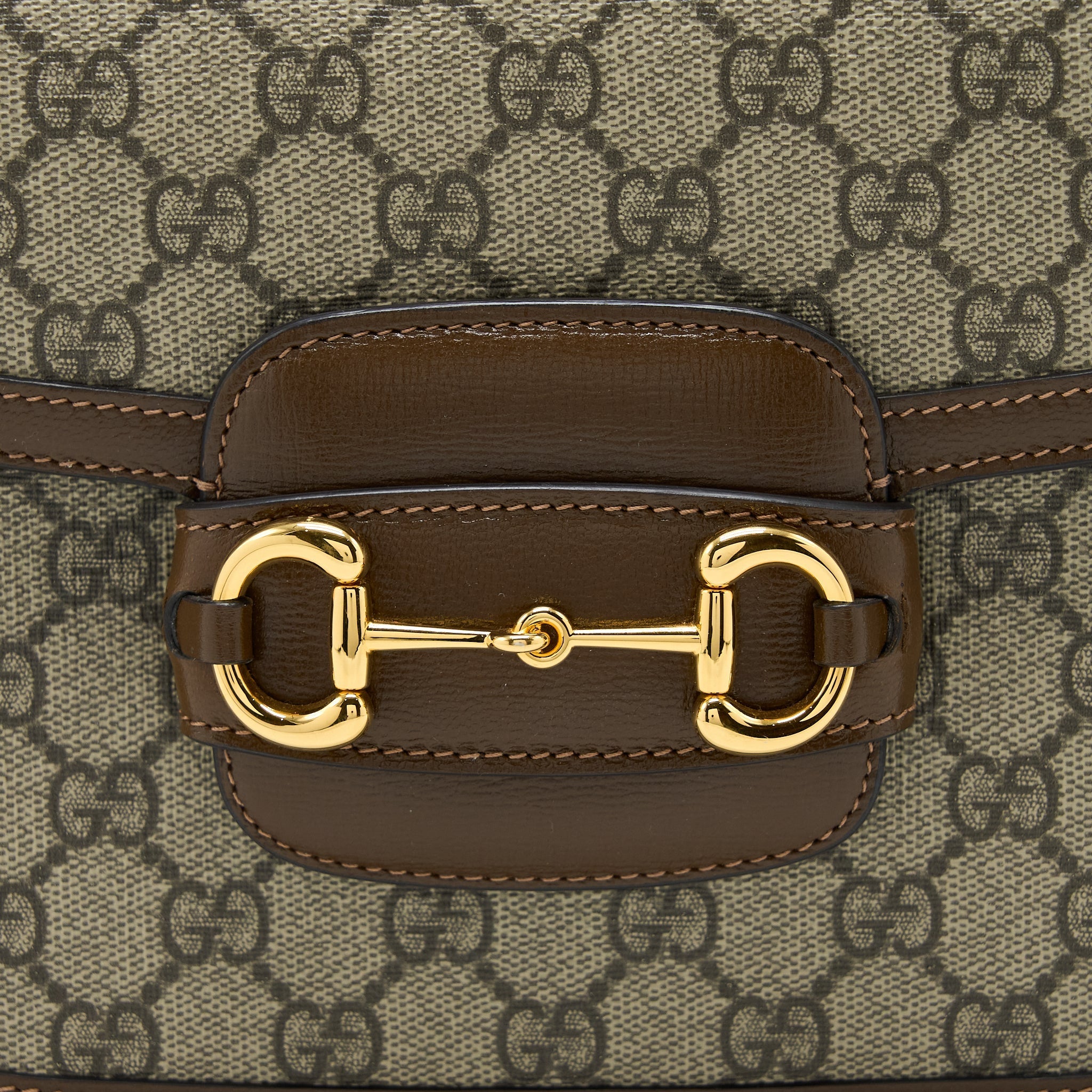 GUCCI HORSEBIT 1955 SHOULDER BAG GG SUPREME GHW