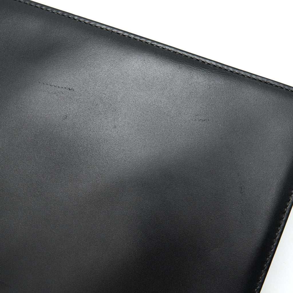 LOUIS VUITTON DELPHES VINTAGE OPERA LINE BAG LIMITED ED BLACK LEATHER SHOULDER BAG