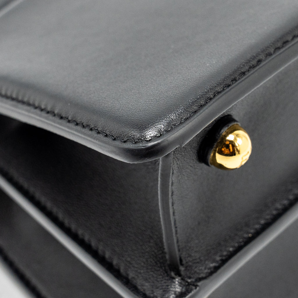 FENDI PEEKABOO ISEEU PETIT LAMBSKIN BLACK GHW