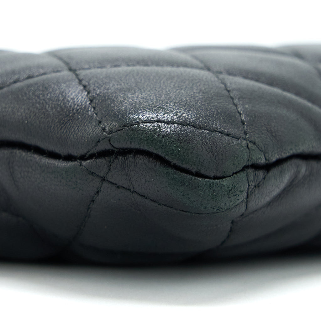 CHANEL BOY CLUTCH LAMBSKIN BLACK SHW