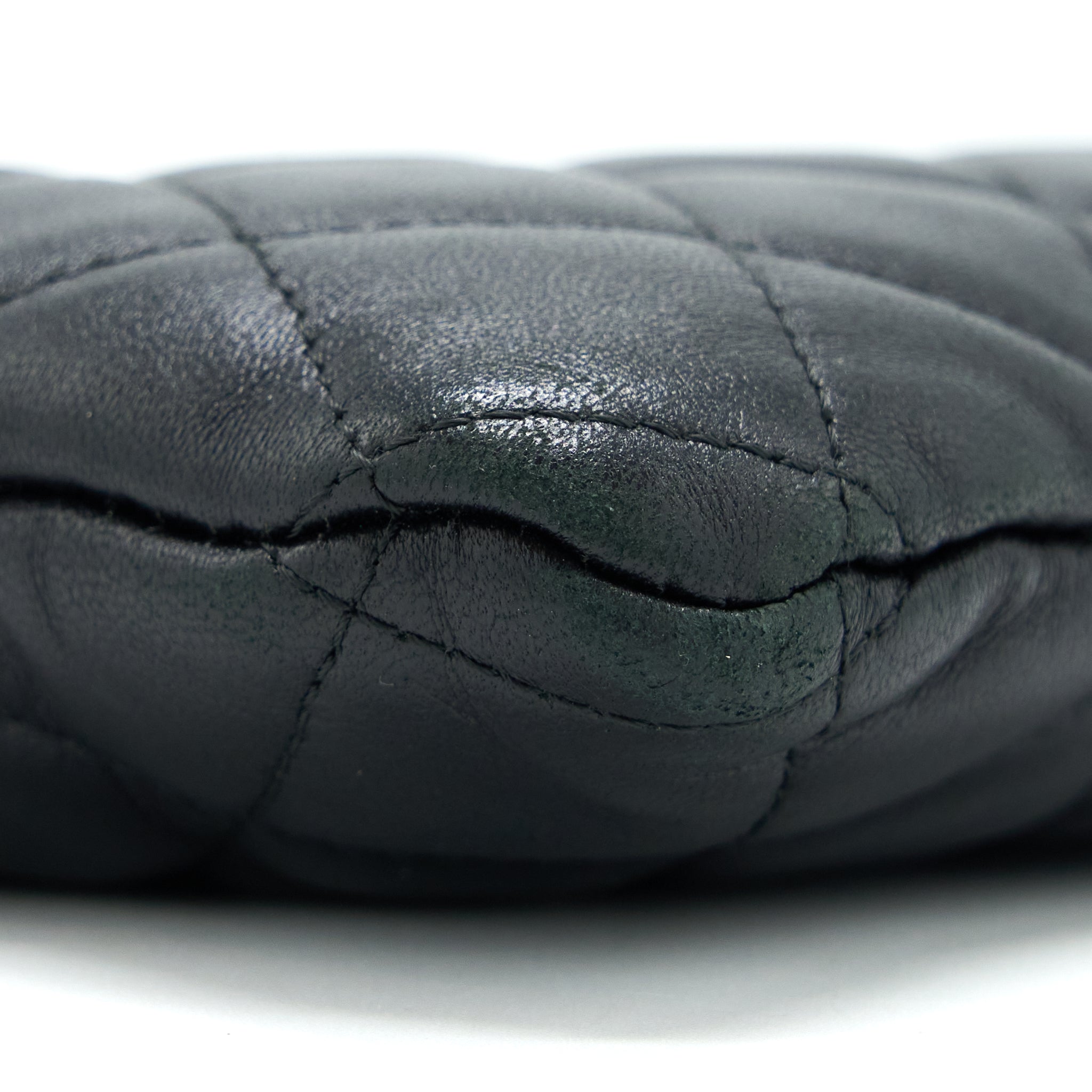 CHANEL BOY CLUTCH LAMBSKIN BLACK SHW