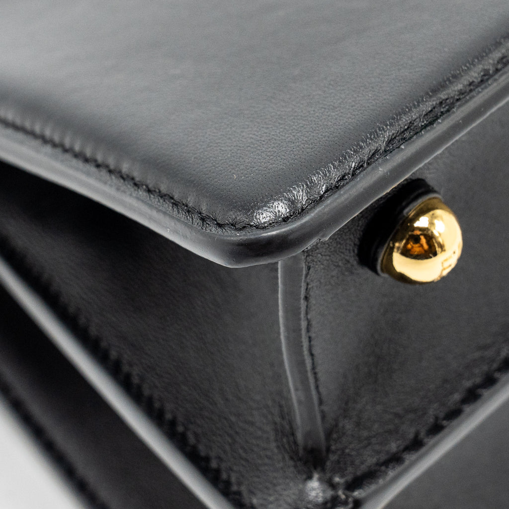 FENDI PEEKABOO ISEEU PETIT LAMBSKIN BLACK GHW