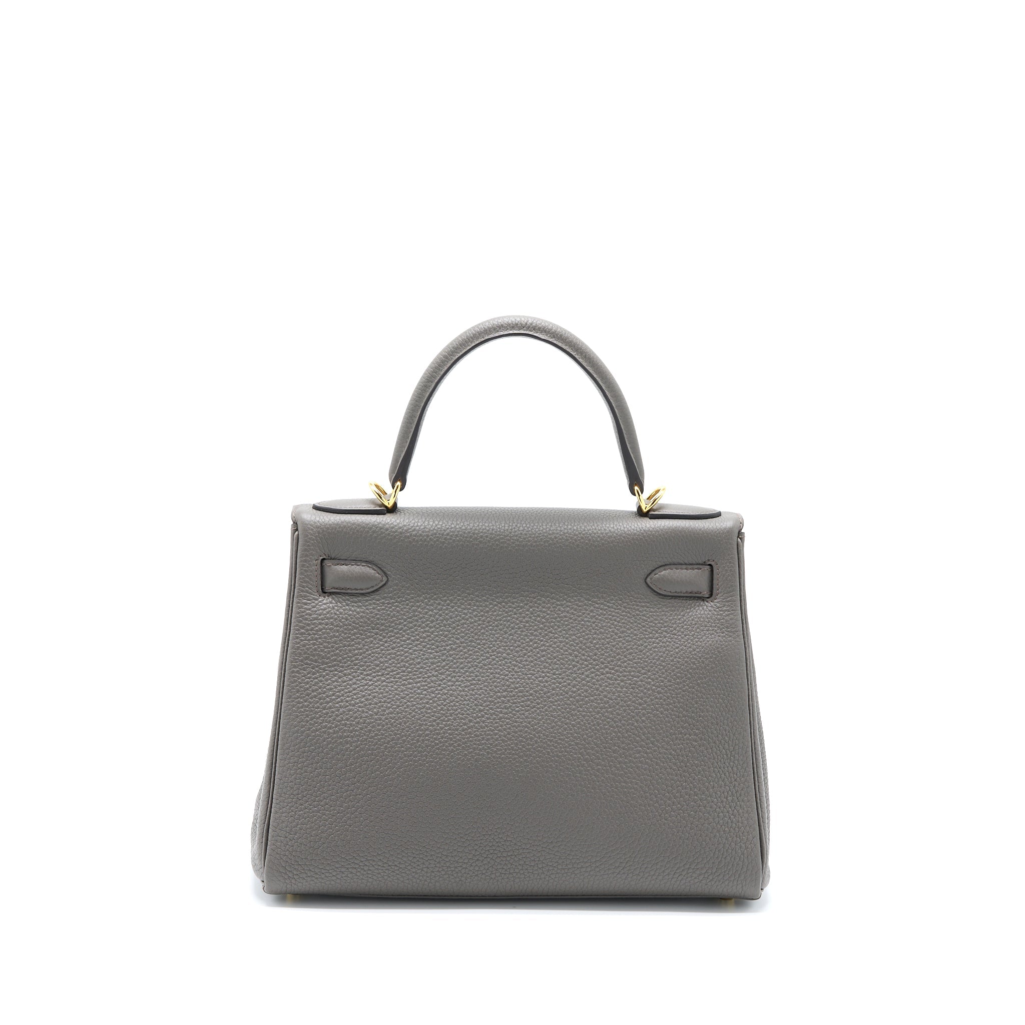 HERMES KELLY 28 TOGO GRIS ETAIN GHW