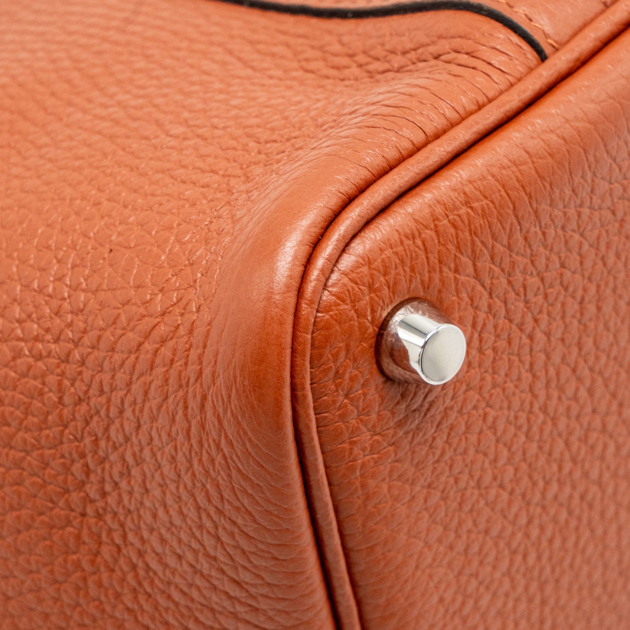 HERMES PICOTIN 18 LOCK BAG CLEMENCE CUIVRE/CAPUCINE SHW