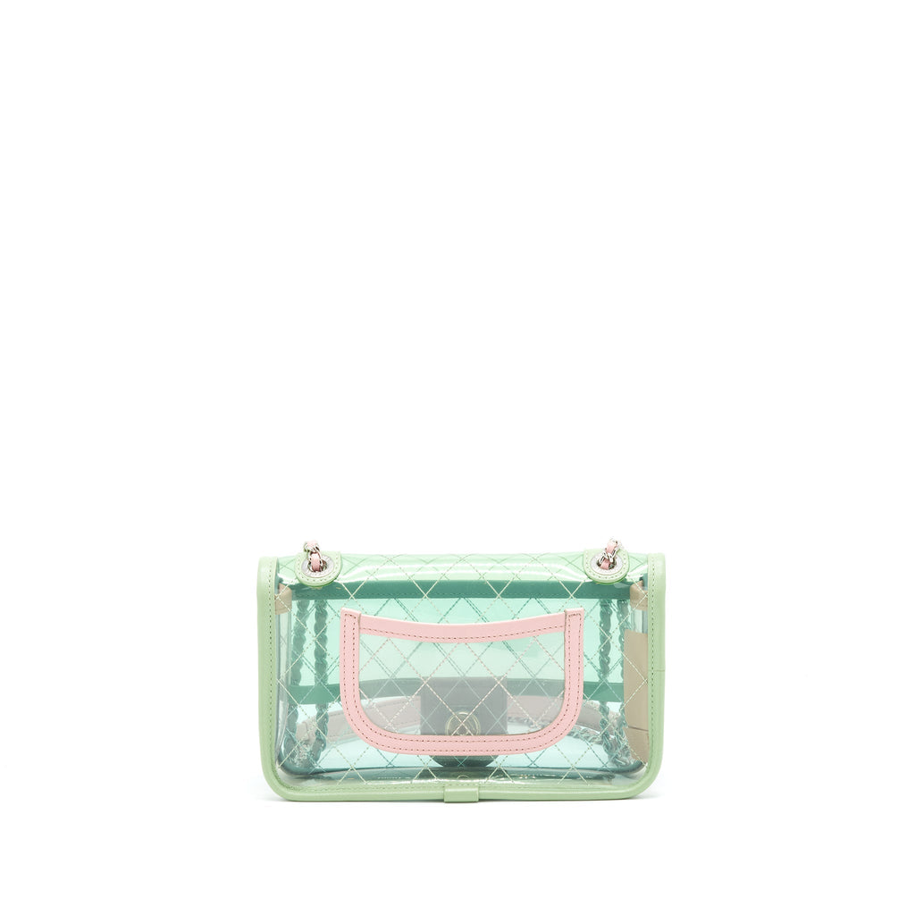 CHANEL PVC COCO SPLASH MINI FLAP BAG MULTI COLOUR