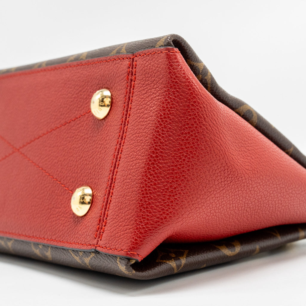 LOUIS VUITTON SURENE BB MONOGRAM CANVAS RED GHW